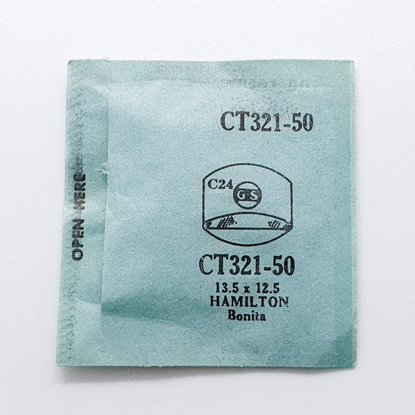 Hamilton Bonita CT321-50 Uhr Kristallersatz für Teile und Reparaturen