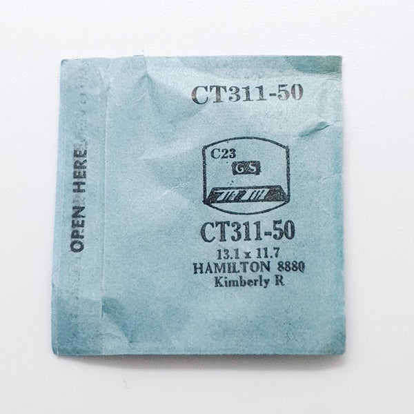 Hamilton Kimberly R 8880 CT311-50 Crystal di orologio per parti e riparazioni