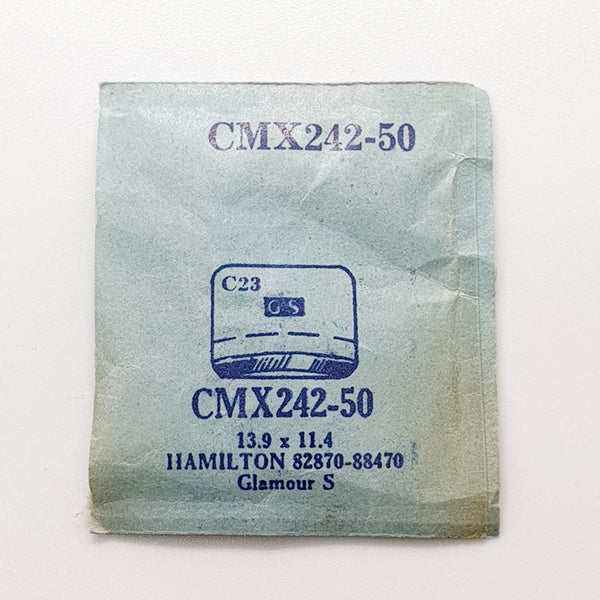Hamilton Glamour S 82870-88470 CMX242-50 Watch Crystal for Parts & Repair