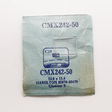 Hamilton Glamour S 82870-88470 CMX242-50 Crystal di orologio per parti e riparazioni