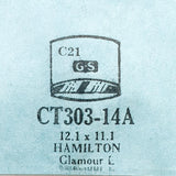 Hamilton Glamour L CT303-14A Sostituzione del vetro di orologio | Guarda parti