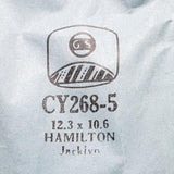 Hamilton Jacklyn CY268-5 montre Remplacement des cristaux | montre les pièces