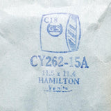 Hamilton Venita CY262-15A montre Remplacement du verre | montre Cristaux