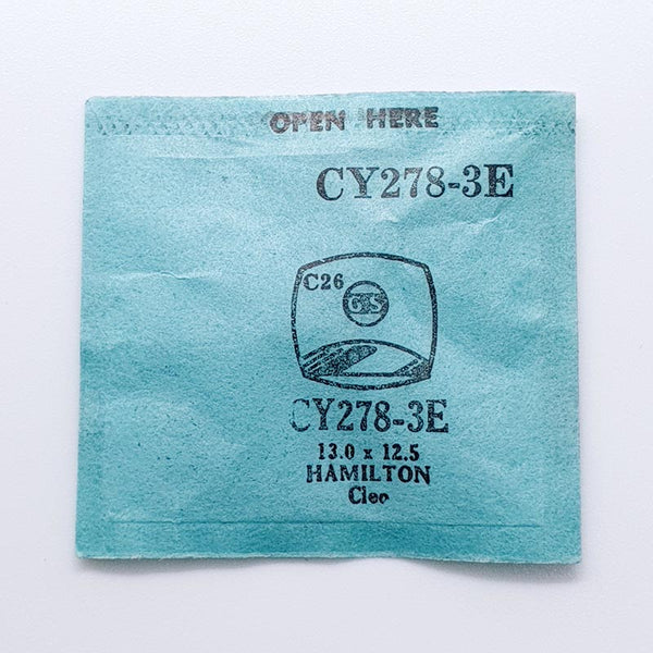 Hamilton Cleo CY278-3E montre Remplacement du verre | montre Cristaux