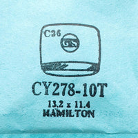 Hamilton CY278-10T montre Remplacement du verre | montre Cristaux