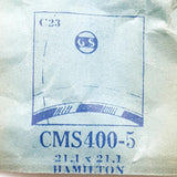 Hamilton CMS400-5 montre Remplacement du verre | montre Cristaux
