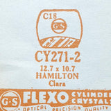 Hamilton Clara Cy271-2 reloj Reemplazo de vidrio | reloj Cristales