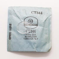 Hamilton Vantage G-7 CT344 montre Remplacement du verre | montre Cristaux