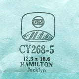 Hamilton Jacklyn CY268-5 montre Remplacement du verre | montre Cristaux