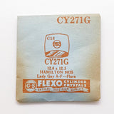 Hamilton 9035 Lady Gay A-F-Flora Cy271g Uhr Kristall für Teile & Reparaturen