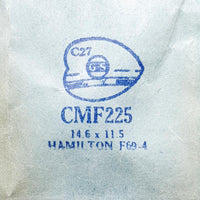 Hamilton F69-4 CMF225 reloj Reemplazo de vidrio | reloj Cristales