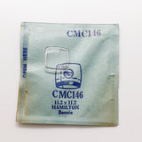 Hamilton Bonnie CMC146 montre Remplacement du verre | montre Cristaux
