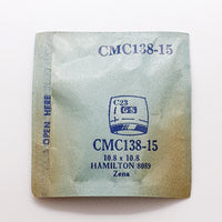 Hamilton Zena 8089 CMC138-15 Uhr Kristall für Teile & Reparaturen
