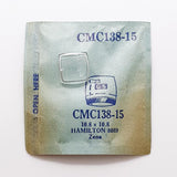Hamilton Zena 8089 CMC138-15 Watch Crystal for Parts & Repair