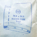 Hamilton Vega CMF740 Sostituzione del vetro di orologio | Guarda i cristalli