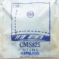 Hamilton CMS825 Uhr Glasersatz | Uhr Kristalle
