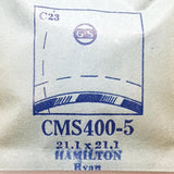 Hamilton CMS400-5 reloj Reemplazo de vidrio | reloj Cristales