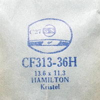 Hamilton Kristel CF313-36H Uhr Glasersatz | Uhr Kristalle
