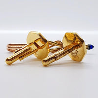 Vintage Gold-tone Cufflinks, Gold-tone Tie Clip & Saturn Planet Pin