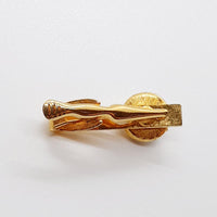 Vintage Marble-Effect Cufflinks, Gold-tone Tie Clip & Butterfly Pin