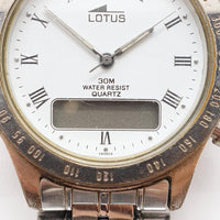 Lotus Tachymeter Digital Adalog Watch for Parts & Repair - لا تعمل