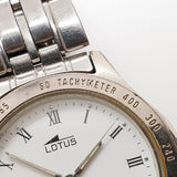 Lotus Tachymeter Digital Analog Watch for Parts & Repair - NOT WORKING