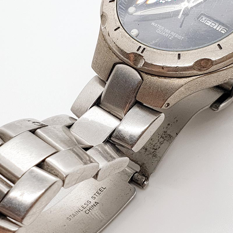 Armitron Day Date Quartz Watch for Parts & Repair NOT WORKING