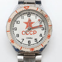 Cccp Slava Orologio in quarzo sovietico per parti e riparazioni - non funziona