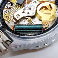 CCCP Slava Cuarzo soviético reloj Para piezas y reparación, no funciona