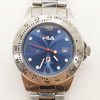 Fila 100m Diver's Tachymeter Quartz Watch for Parts & Repair - لا تعمل