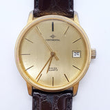 Continental Swiss Quartz Date Watch for Parts & Repair - NOT WORKING
