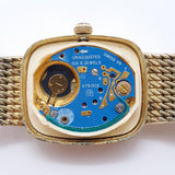 Rotary 3484 cuarzo hecho suizo reloj Para piezas y reparación, no funciona