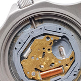 Blue Dial Festina 100m cuarzo reloj Para piezas y reparación, no funciona