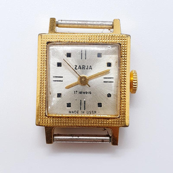 Zaria 17 Jewels Made in USSR 1509B Watch for Parts & Repair - NOT WORKING