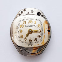 1948 Bulova 10 km plaqué or roulé montre pour les pièces et la réparation - ne fonctionne pas