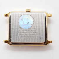 Orient Cuarzo Japón Gold-Tone reloj Para piezas y reparación, no funciona
