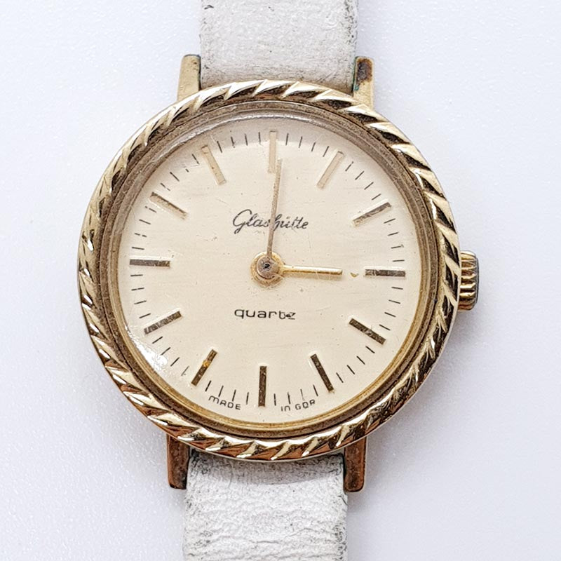 Caisse Complète De Montre Gander 25mm Quartz 932 - Vintage Non Fonctionnelle - Pour Pièces
