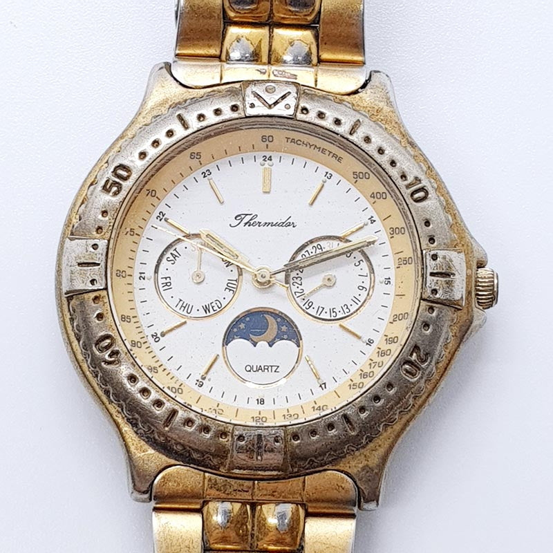 Moon Phase Seiko Chronograph Repair 1985 Seiko Moonphase