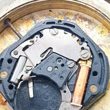 مرحلة القمر Thermidor Chronograph Tachymetre Watch for Parts & Repair - لا تعمل