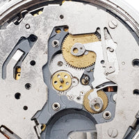 Loto Chronograph Castrol de cuarzo reloj Para piezas y reparación, no funciona