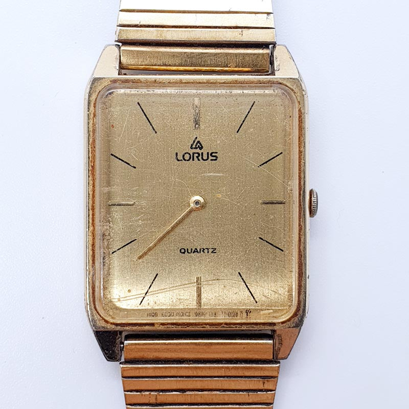 1990s Quartz Lorus Y108 5020 R0 Watch for Parts Repair NOT WORKING Vintage Radar