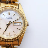 Pulsar تاريخ اليوم V783 0030 A4 Watch for Parts & Repair - لا تعمل