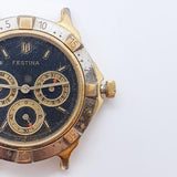Festina Chronograph Black Dial Quartz Watch for Parts & Repair - NOT WORKING