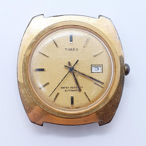 1975 Timex Orologio raro automatico per parti e riparazioni - non funziona