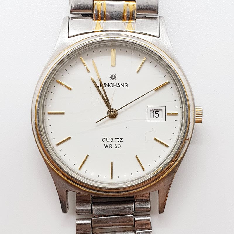 Gold Junghans Uhren Quarz Watch Junghans Damenuhren Quarz Junghans