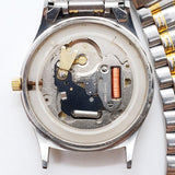 Junghans Cuarzo WR50 Fecha alemán reloj Para piezas y reparación, no funciona
