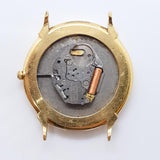 Dial azul lotus suizo de cuarzo hecho reloj Para piezas y reparación, no funciona