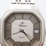 Swiss Made Selection Selective Quartz Date Watch for Parts & Repair - لا تعمل