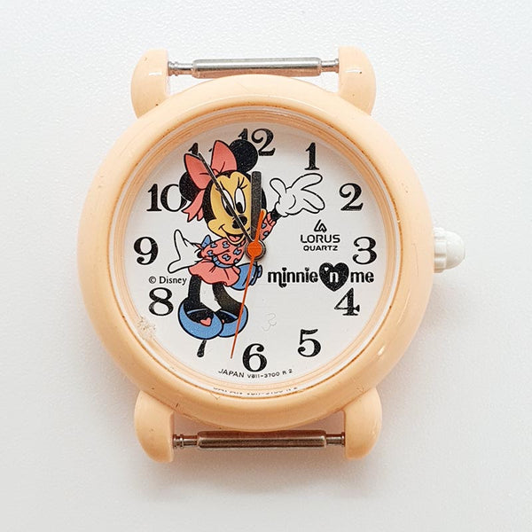 Rosa Lorus Disney Minnie Mouse reloj Para piezas y reparación, no funciona