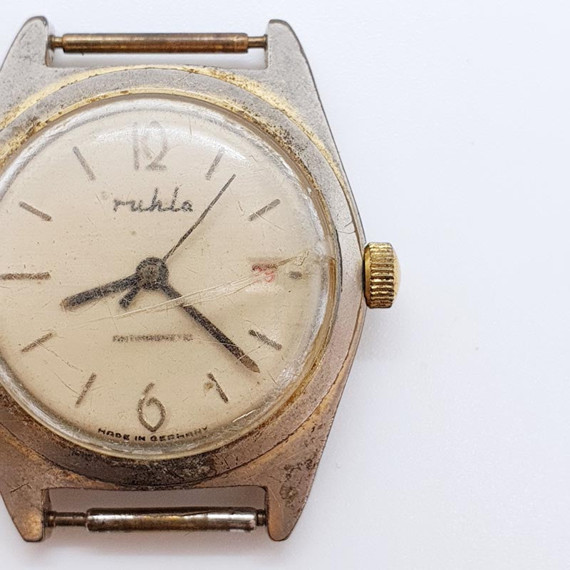 1980s Ruhla Antimagnetic Made in Germany Watch for Parts & Repair ...